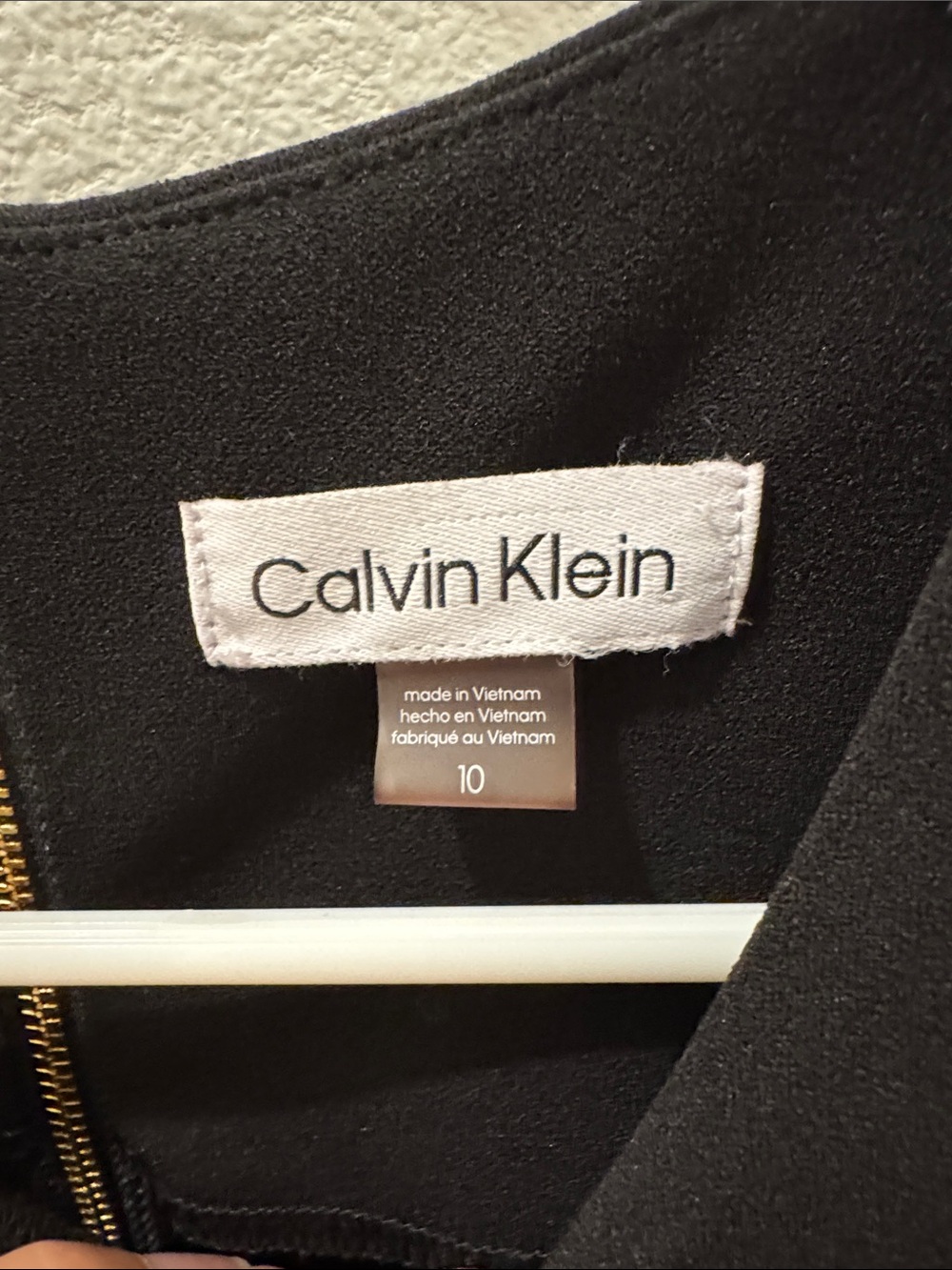 Calvin Klein Black Puff-Sleeve Sheath Dress - Picture 2 of 3